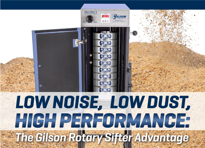 Low Noise, Low Dust, High Performance: The Gilson Rotary Sifter Advantage