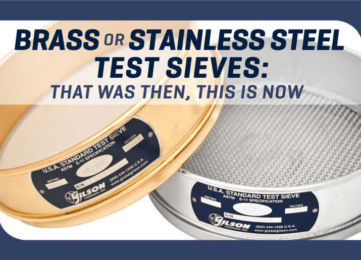 Brass or Stainless Steel Test Sieves