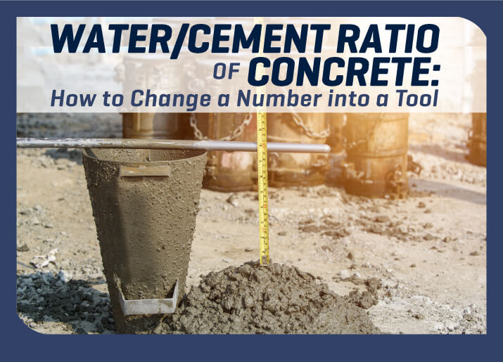 Water/Cement Ratio Article