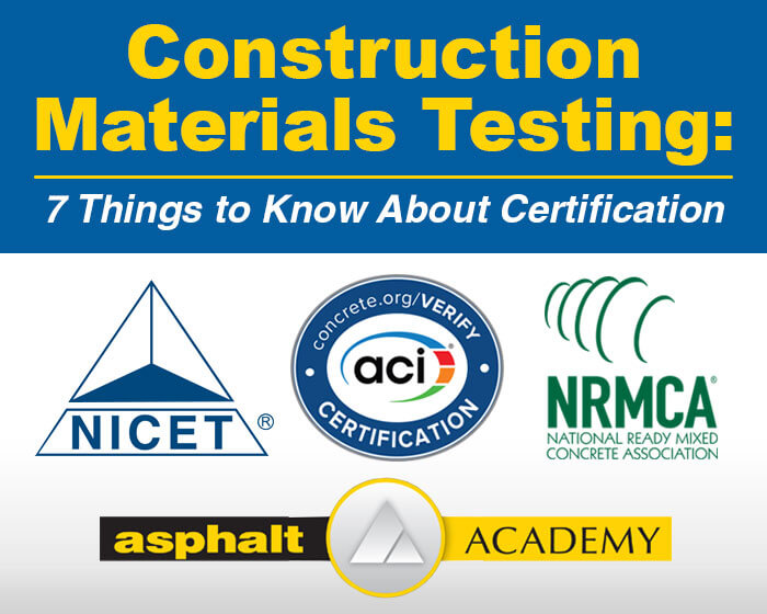 Construction Materials Testing Certification: 7 Things to Know Gilson Co