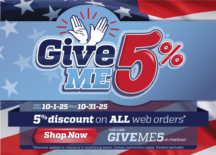 Give Me Five -  5% Off Promotion
