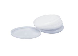 4in Biodegradable Plastic Cylinder Mold Lids (Case of 300)