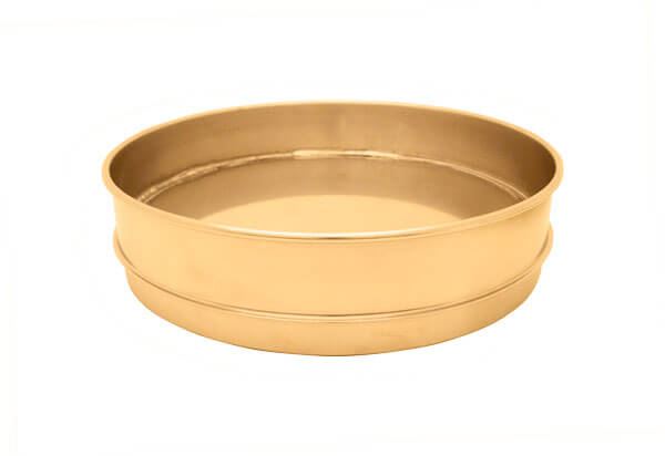 8" All Brass Extended Rim Pan, Full Height