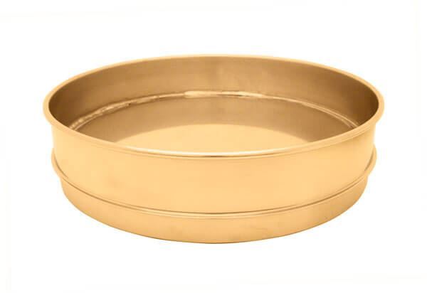 12" All Brass Extended Rim Pan, Intermediate Height