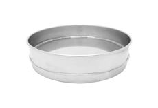 8in All Stainless Extended Rim Pan, Half-Height