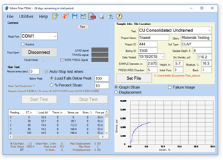 Triaxial Compression Data Acquisition Software (30-Day Trial)