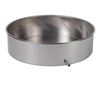 12in Stainless Steel Sieve Pan with Drain