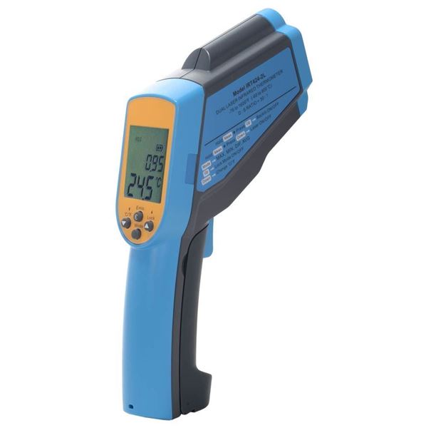 Dual-Laser Infrared Thermometer, -76°–1,832°F (-60°–1,000°C)