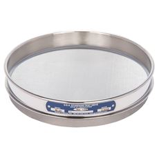 8in Sieve, All Stainless, Half-Height, No.170 with Backing Cloth