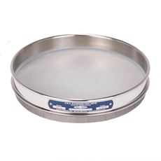 8" Sieve, All Stainless, Half-Height, No. 500 with Backing Cloth