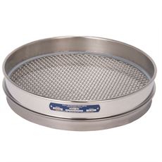 12" Sieve, All Stainless, Half-Height, No.4