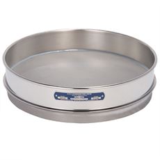 12in Sieve, All Stainless, Intermediate-Height, No.40