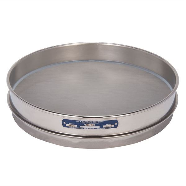 12in Sieve, All Stainless, Half-Height, No.50