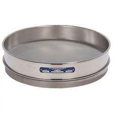 12" Sieve, All Stainless, Intermediate-Height, No. 230 with Backing Cloth