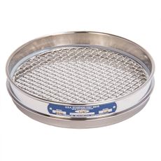 8in Sieve, All Stainless, Half-Height, 1/4in