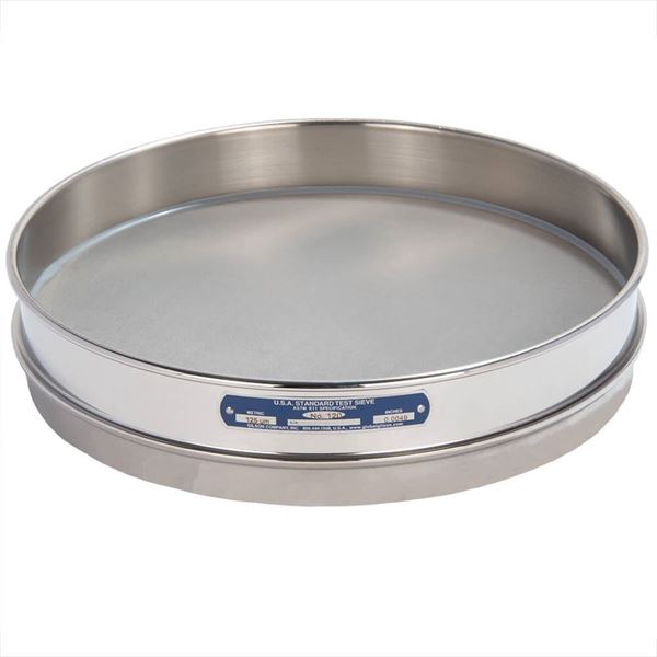 12in Sieve, All Stainless, Half-Height, No.120