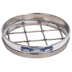 8" Sieve, All Stainless, Half-Height, 2.12"
