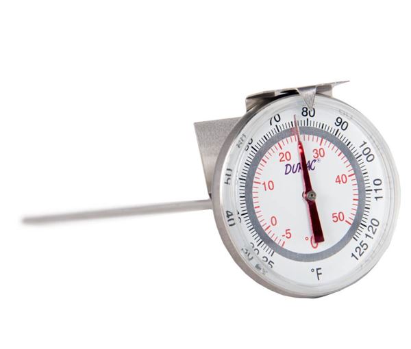 Dual or Single Range Dial Thermometer, 0°–220°F (-18°–105°C)