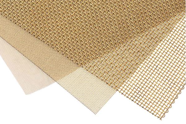 Cut-To-Order Brass Wire Cloth, #100 - Gilson Co.
