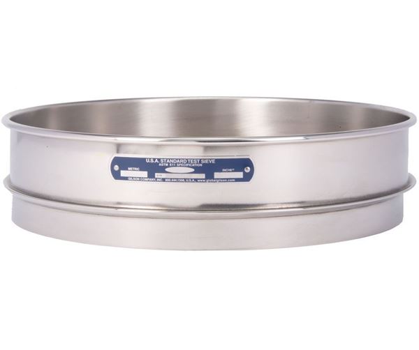 Clearance 12in Sieve, All Stainless, Intermediate-Height, No.14