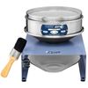 Clean-N-Stor Stand-Alone Unit shown with sieve and pan sold separately