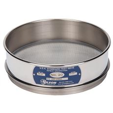 8" Sieve, All Stainless, Full-Height, No. 20