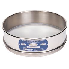 8in Sieve, All Stainless, Full-Height, No.400 with Backing Cloth