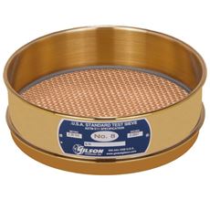 8in Sieve, All Brass, Full-Height, No.8