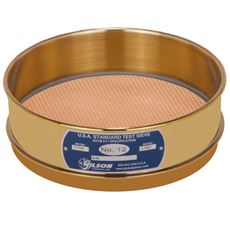 8in Sieve, All Brass, Full-Height, No.12