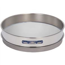 12in Sieve, All Stainless, Intermediate-Height, No.200 with Backing Cloth