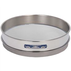 12" Sieve, All Stainless, Intermediate-Height, No. 170 with Backing Cloth