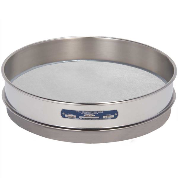 12in Sieve, All Stainless, Intermediate-Height, No.50