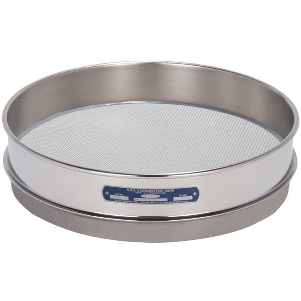 12" Sieve, All Stainless, Intermediate-Height, No. 14