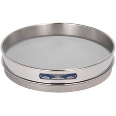 12in Sieve, All Stainless, Half-Height, No.100 with Backing Cloth