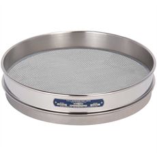 12" Sieve, All Stainless, Half-Height, No. 10