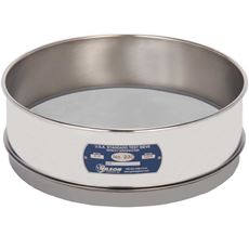 12" Sieve, All Stainless, Full-Height, No. 230 with Backing Cloth