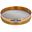 12in Sieve, Brass/Stainless, Half-Height, No.120 with Backing Cloth