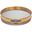 12" Sieve, Brass/Stainless, Half-Height, No. 80 with Backing Cloth