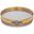 12" Sieve, Brass/Stainless, Half-Height, No. 70 with Backing Cloth