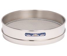 12in Sieve, All Stainless, Intermediate-Height, No.8