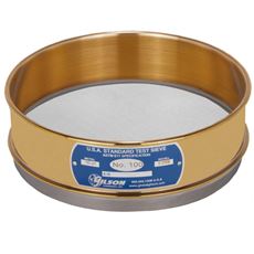 8" Sieve, Brass/Stainless, Full-Height, No. 100
