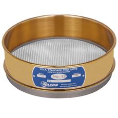 8in Sieve, Brass/Stainless, Full-Height, No.12