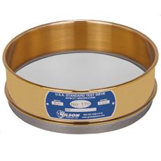 8" Sieve, Brass/Stainless, Full-Height, No. 170