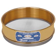 8" Sieve, Brass/Stainless, Full-Height, No. 325
