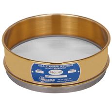 8" Sieve, Brass/Stainless, Full-Height, No. 45