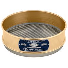 8in Sieve, Brass/Stainless, Full-Height, No.10