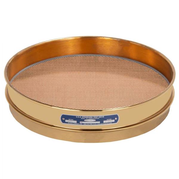 12in Sieve, All Brass, Full-Height, No.14