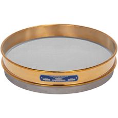 12in Sieve, Brass/Stainless, Half-Height, No.170