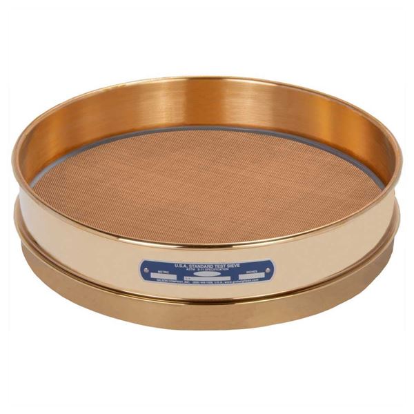 12in Sieve, All Brass, Intermediate-Height, No.35