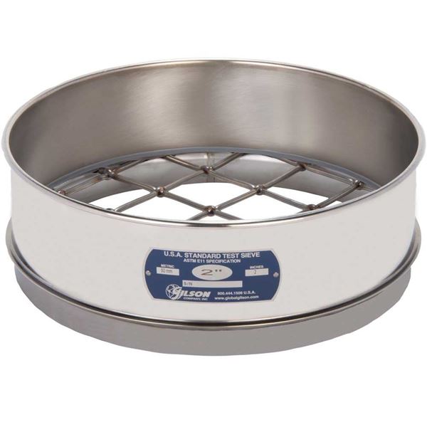 12in Sieve, All Stainless, Full-Height, 2.12in